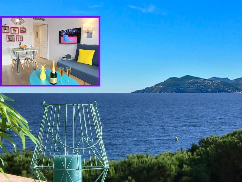 ZEN BEACH CANNES Sea View Apartment Beach in front X2 Pools-AC-Clim-Wifi-Free Parking inside Images