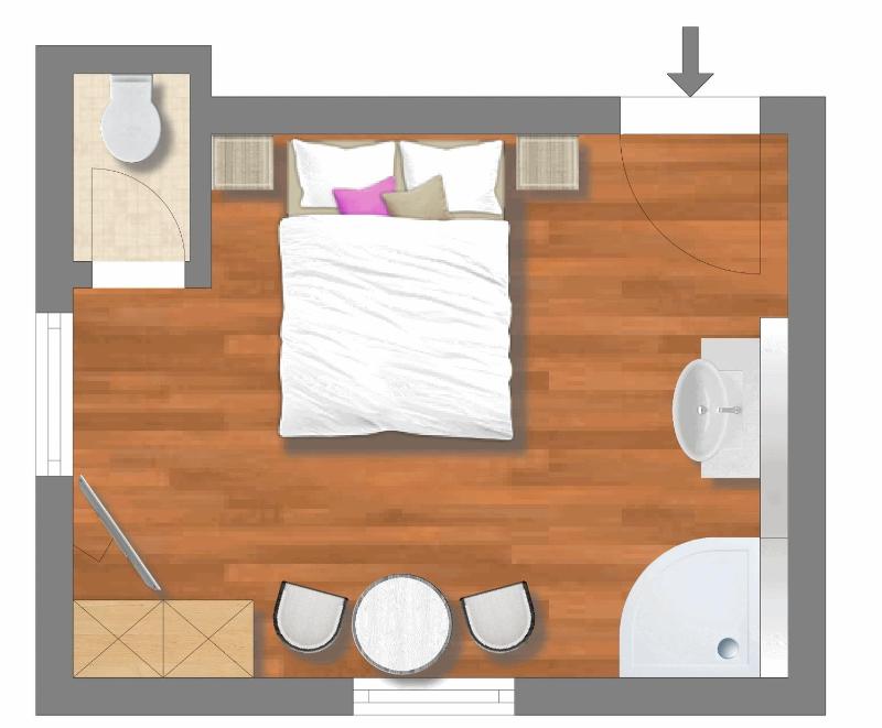Business Double Room with Shower and Toilet image 3