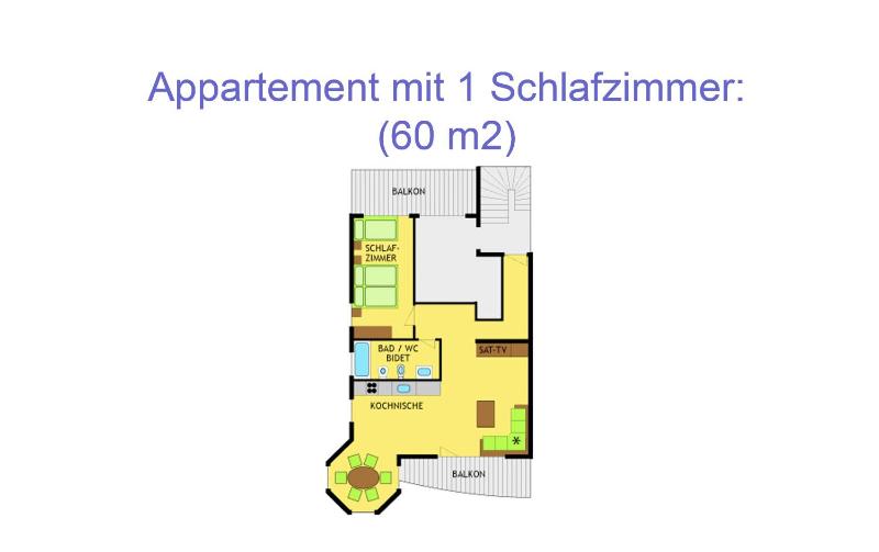 One-Bedroom Apartment image 2
