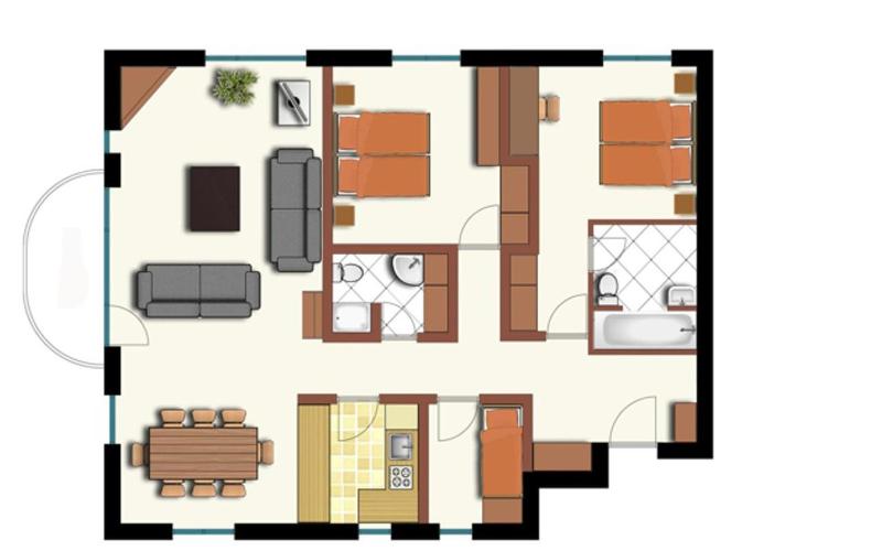 Apartment with Mountain View image 2