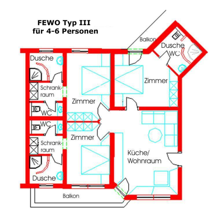 Three-Bedroom Apartment image 2