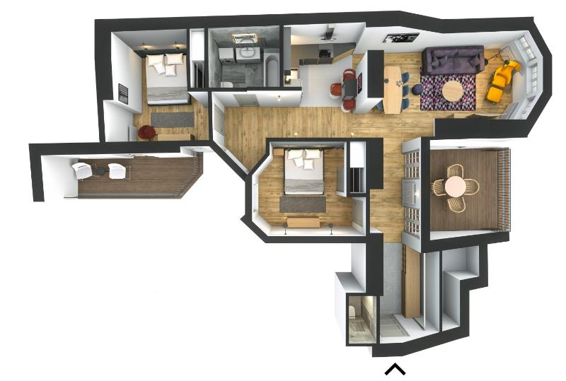 Penthouse Two-Bedroom Apartment with Terrace image 2