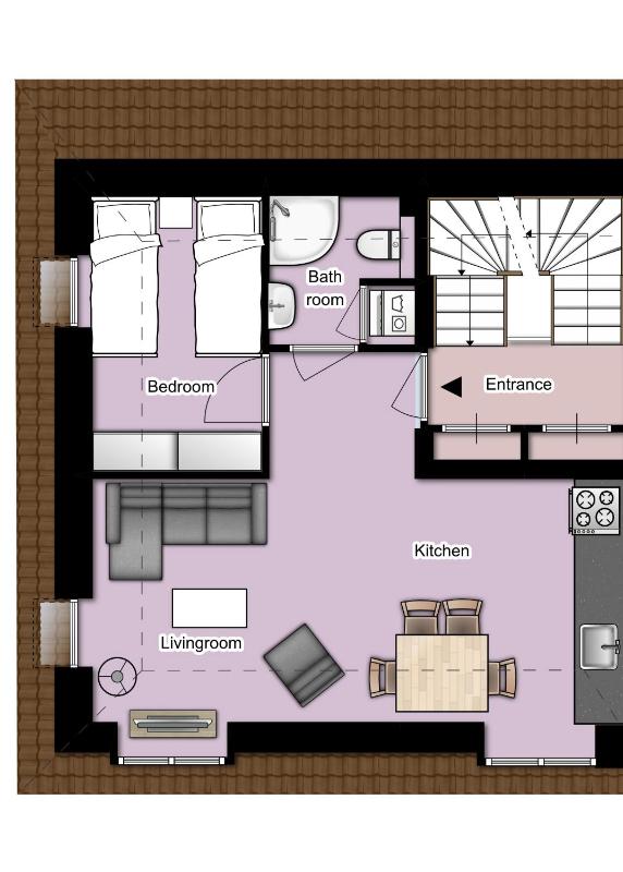 Large One-Bedroom Apartment image 3