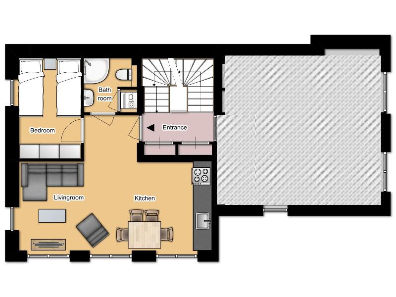 Large One-Bedroom Apartment image 2