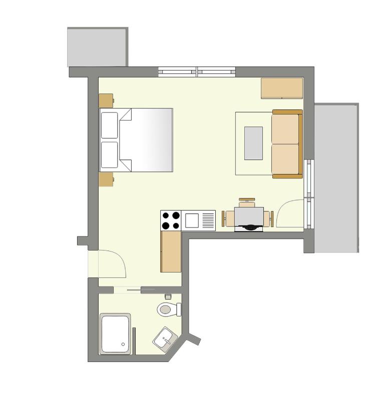 Family Studio with Balcony image 3