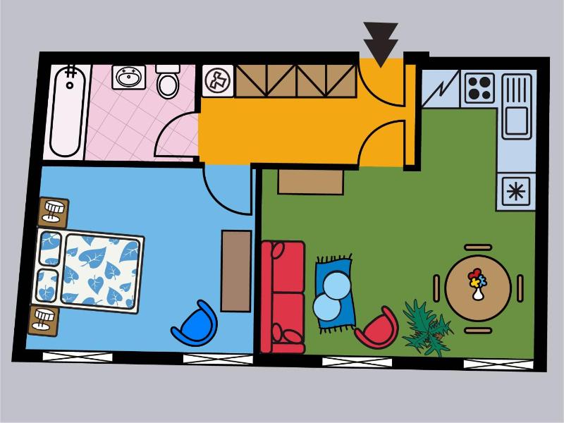 One-Bedroom Apartment image 1