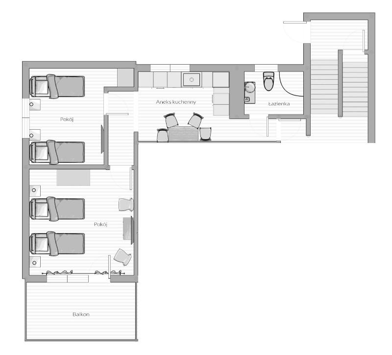 Studio with Balcony image 2