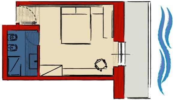 Double or Twin Room with Sea View image 3
