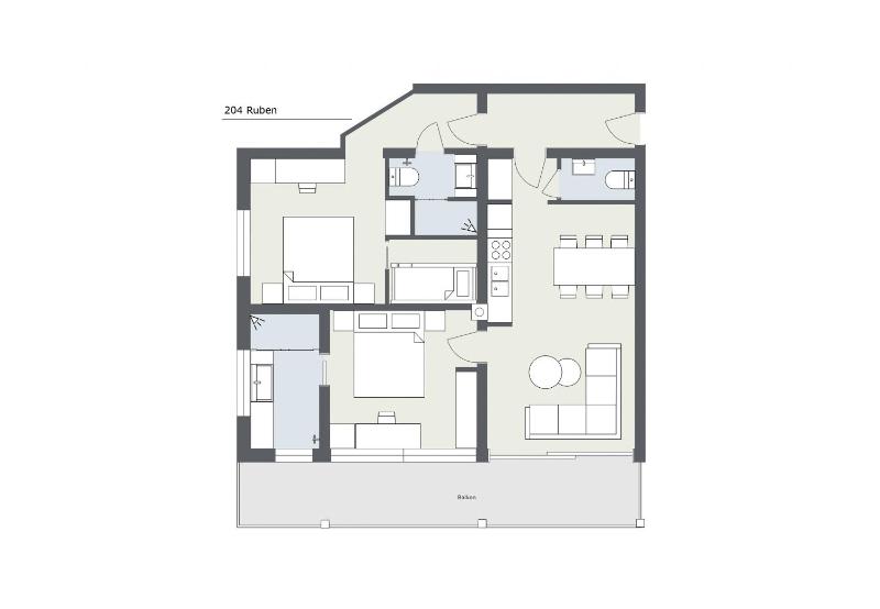 Design Two-Bedroom Apartment image 1