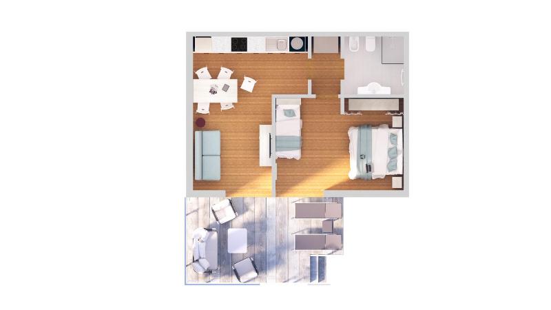 One-Bedroom Apartment image 3