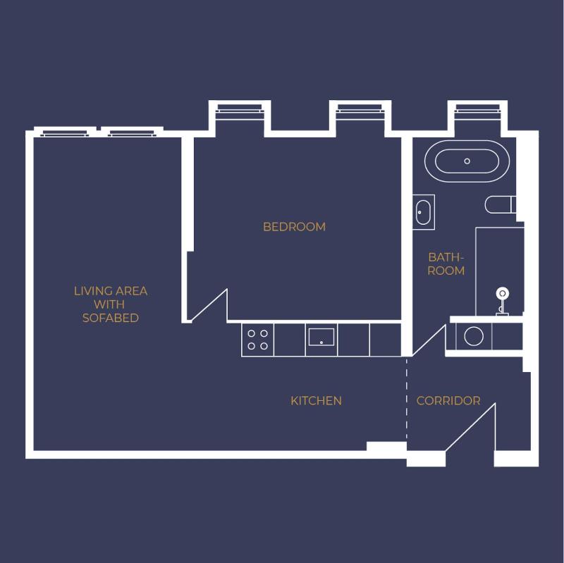 Comfort One-Bedroom Apartment - Feuerbachstrasse 12 image 3
