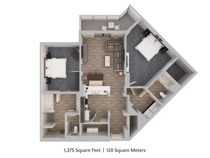 Two-Bedroom Condo Resort View (Free Water Park Access) image 2