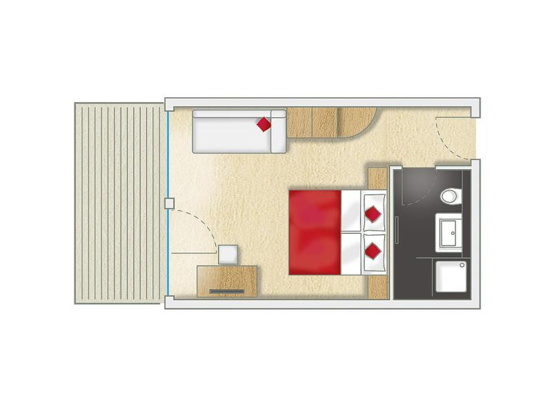 Double or Twin Room with Mountain View image 2