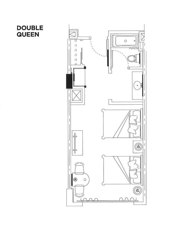 Deluxe Room with 2 Queen Beds Non Smoking image 3