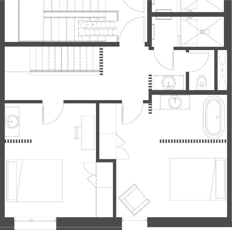 Two Bedroom Apartment with City View image 3