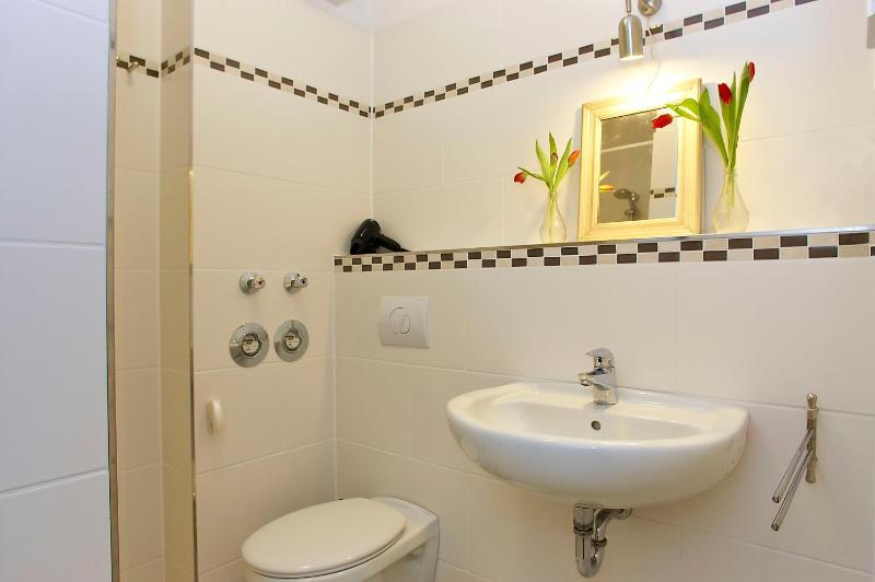 One-Bedroom Apartment with living room, kitchenette and balcony image 4