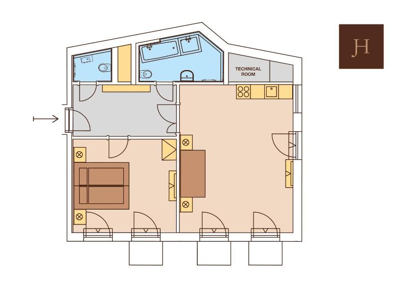Luxury Apartment with Kitchenette image 2
