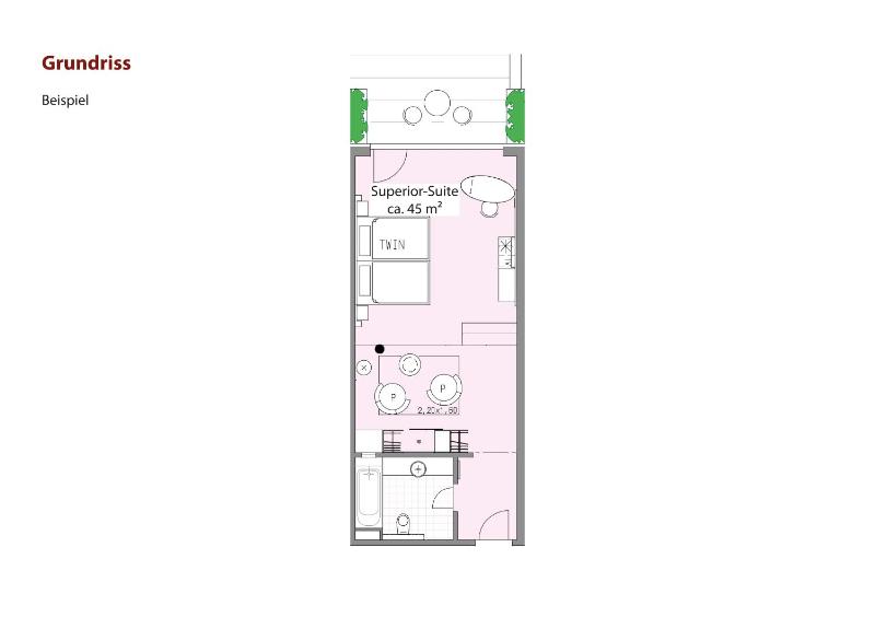 Superior Suite with Terrace (Caracalla view) image 2