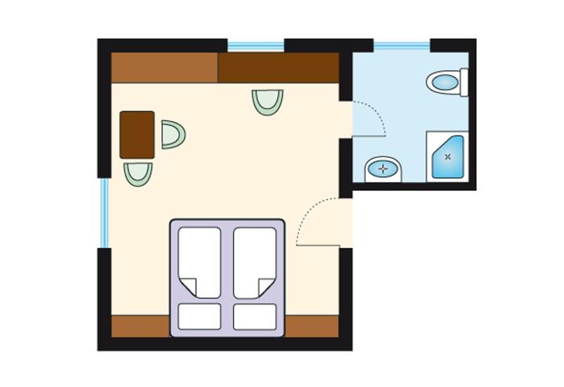 Double Room with Balcony image 2