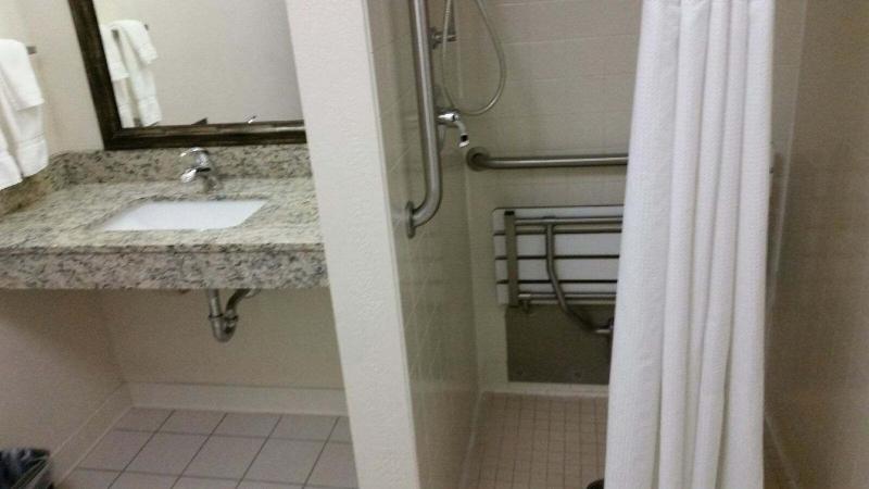 Queen Room with Two Queen Beds, Mobility Access and Roll-In shower, Non-Smoking image 1