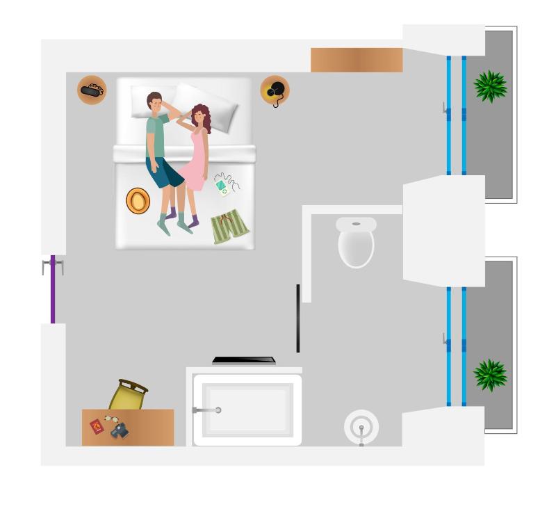 Double or Twin Room with Balcony image 3
