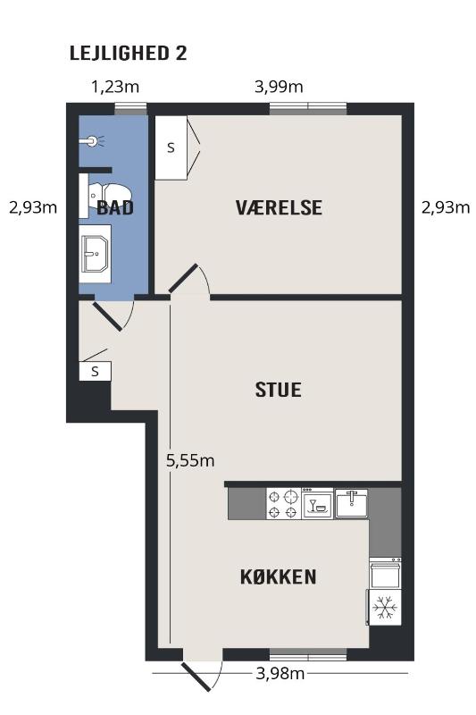 One-Bedroom Apartment image 2