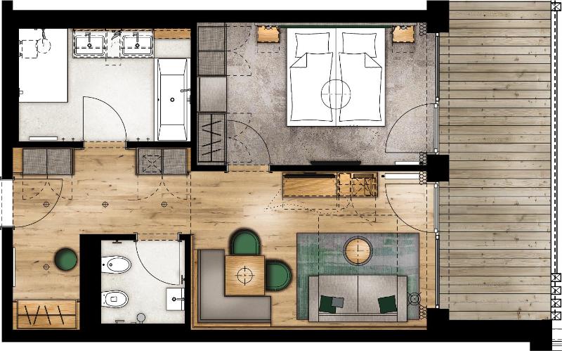 Suite with Balcony image 2