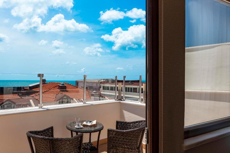 Double Room with Balcony and Sea View image 4