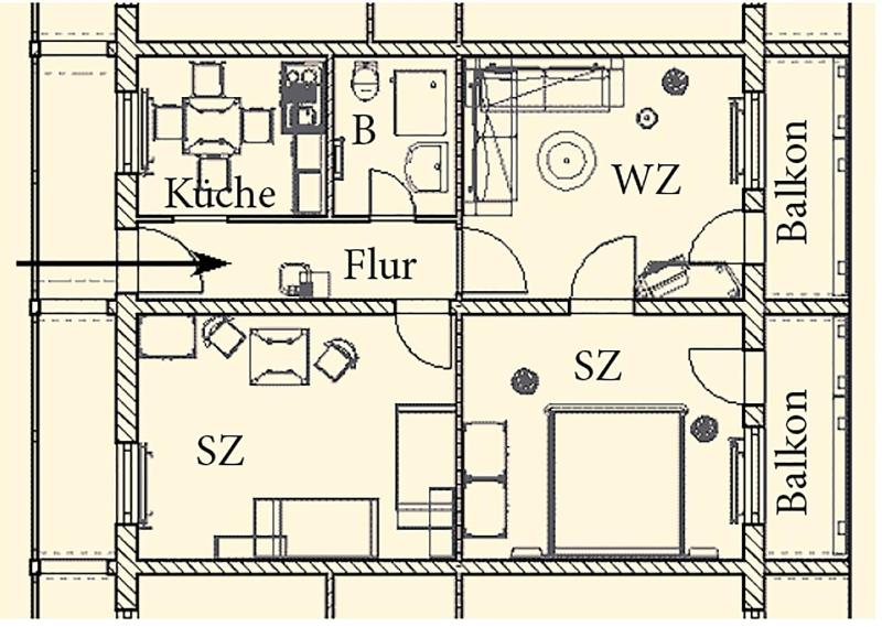 Two-Bedroom Apartment with Balcony image 2