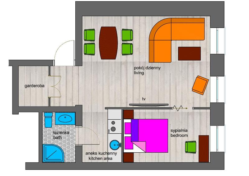 One-Bedroom Apartment image 2