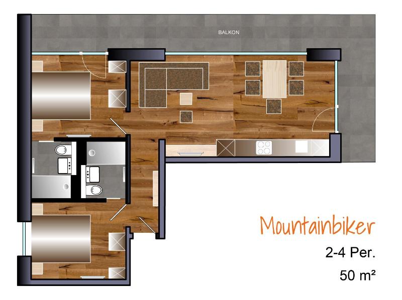 Apartment with Mountain View image 2