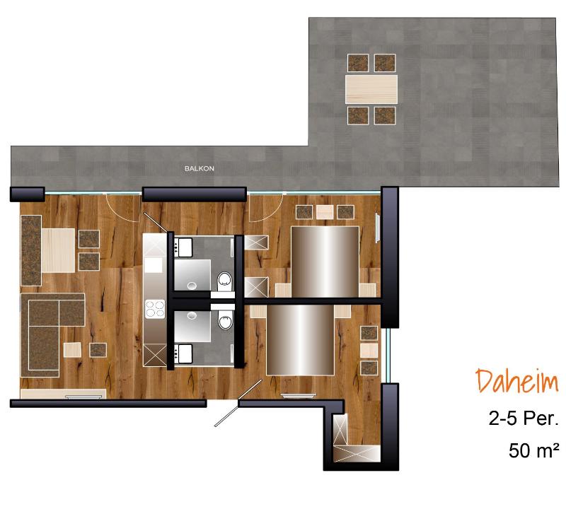Apartment with Terrace image 3