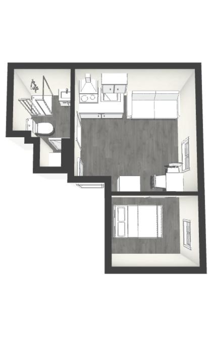 One-Bedroom  Attic Apartment image 2