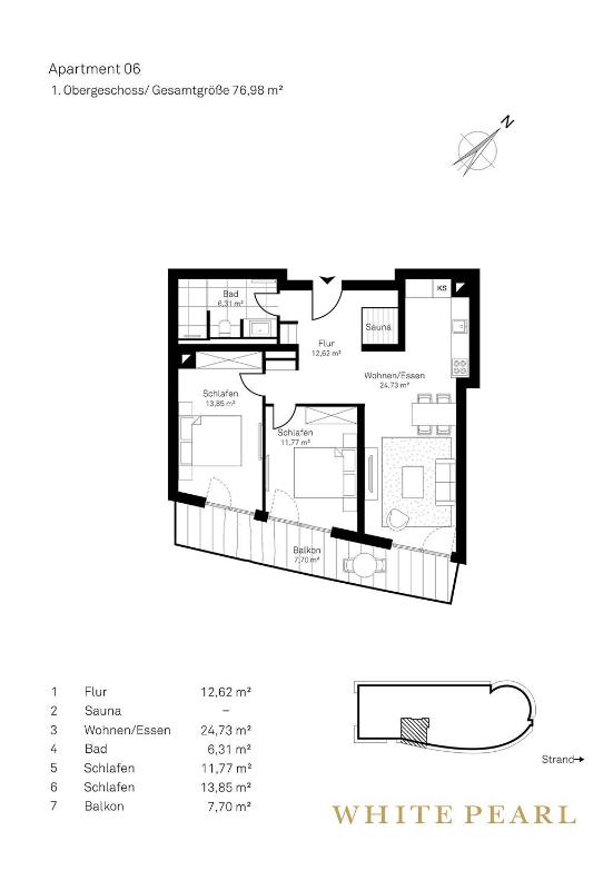 White Pearl Apartment 1.06 - image 13