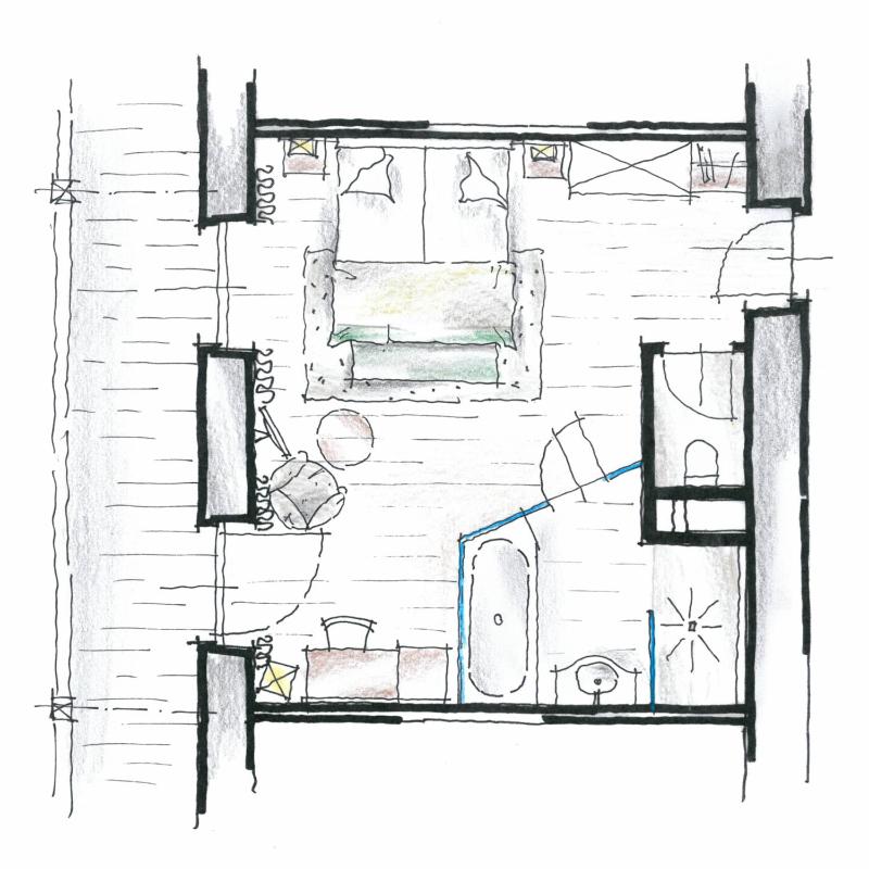 Deluxe Double Room with Bath image 1