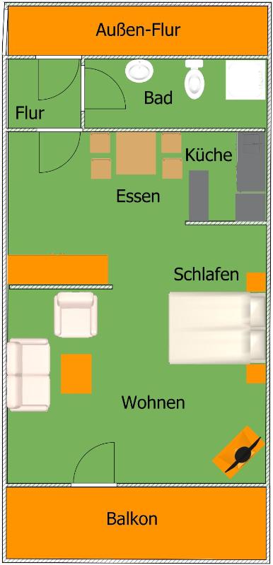 One-Bedroom Apartment image 2