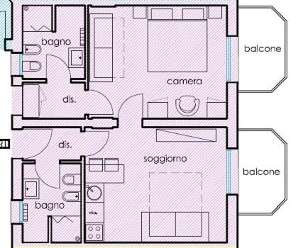 Apartment with 2 Private Bathrooms (5 Adults) image 3