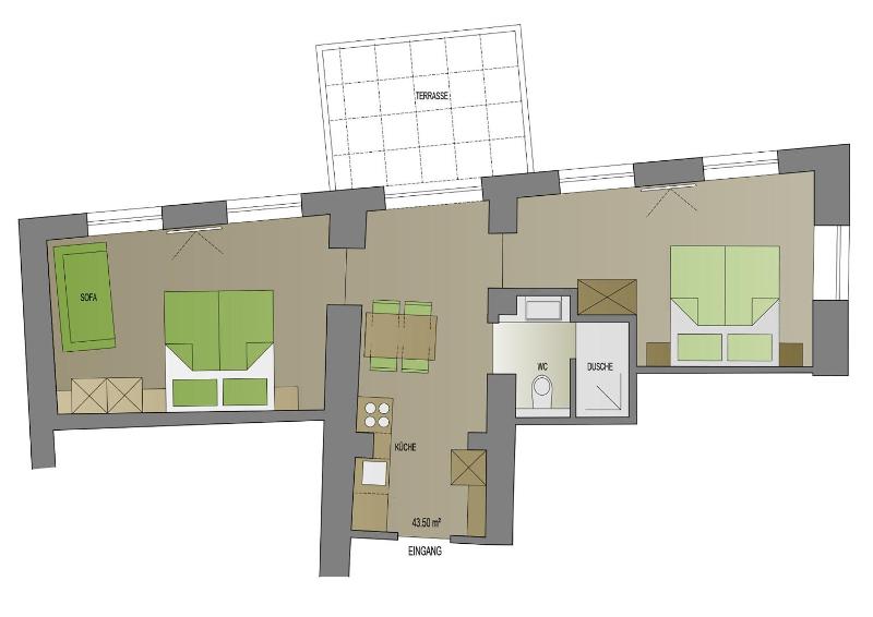 Apartment with Balcony image 2