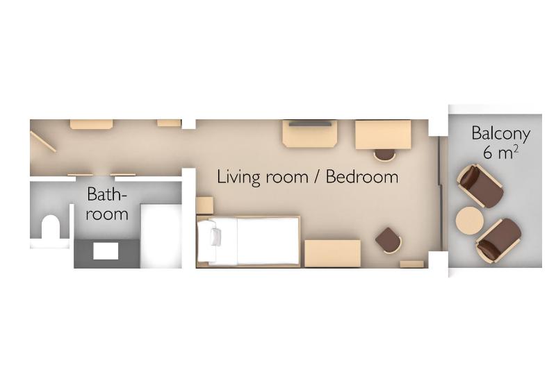 Classic Single Room with Balcony image 4