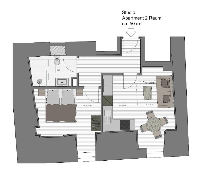 One-Bedroom Apartment image 3