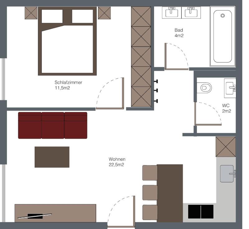 One-Bedroom Apartment image 2