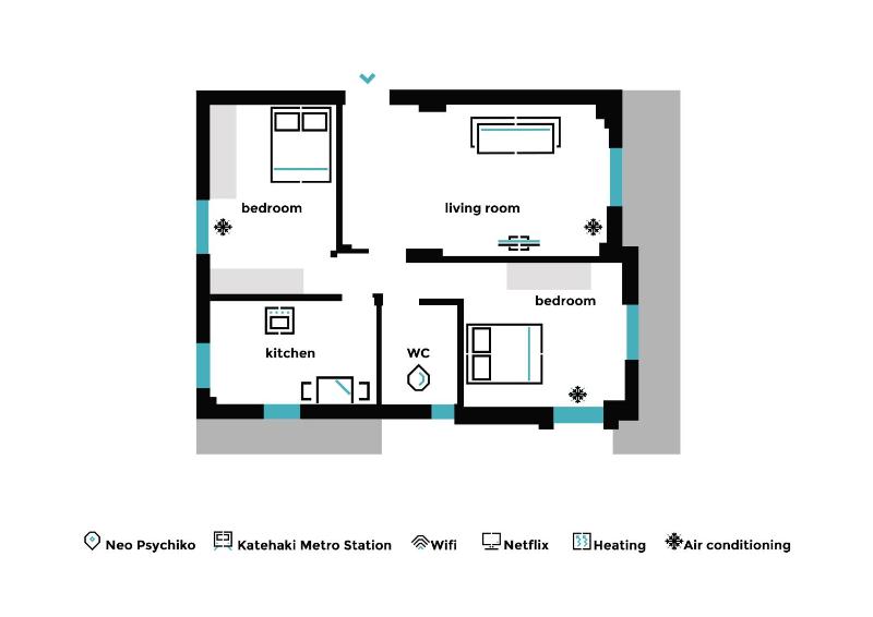 Bright 2BD Apartment in Psychiko by UPSTREET - image 11