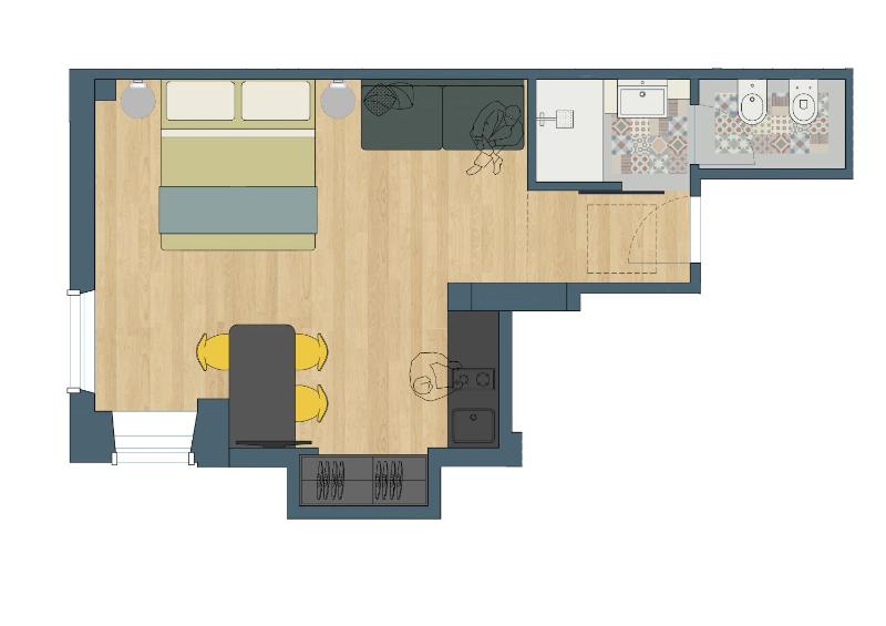 Comfort Studio with Lateral Lake View  image 3