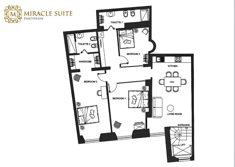 Three-Bedroom Apartment image 2
