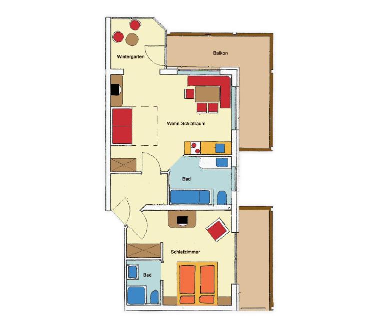 One-Bedroom Apartment with Balcony image 2