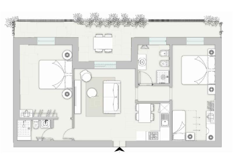 Two-Bedroom Apartment with Terrace and Lake View image 4