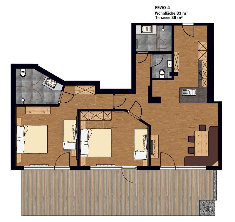 Two-Bedroom Apartment image 2