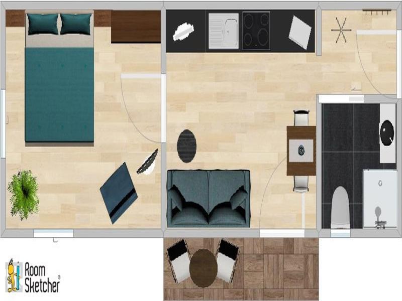 One-Bedroom Apartment with Balcony image 4
