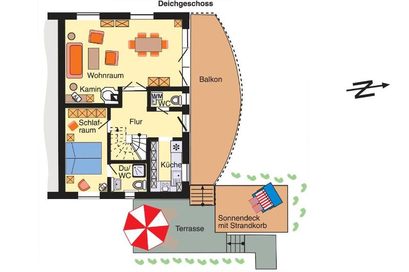 Apartment with Terrace image 4