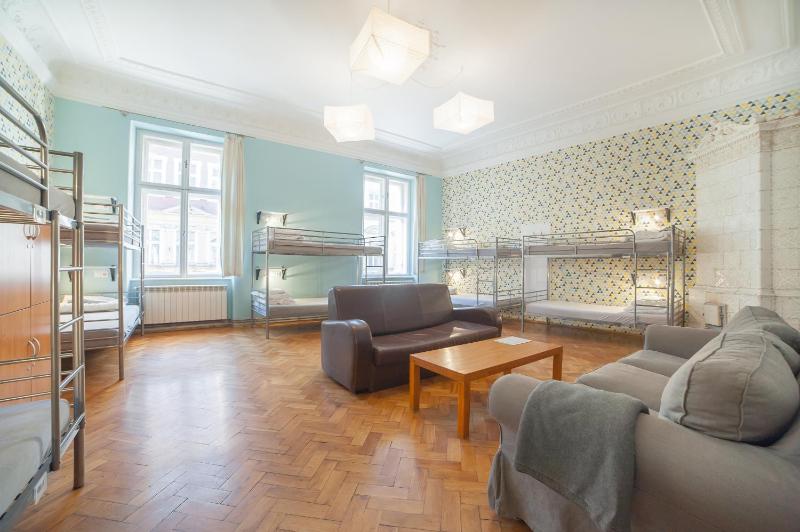 Bed in 10-Bed Dormitory Room with Shared Bathroom image 1
